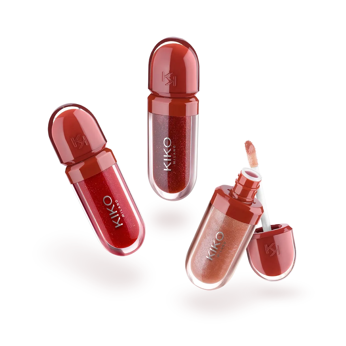 KikoFlirt Alert Mini Kisses Maxi Shine Kit 3d Hydra Lip Gloss