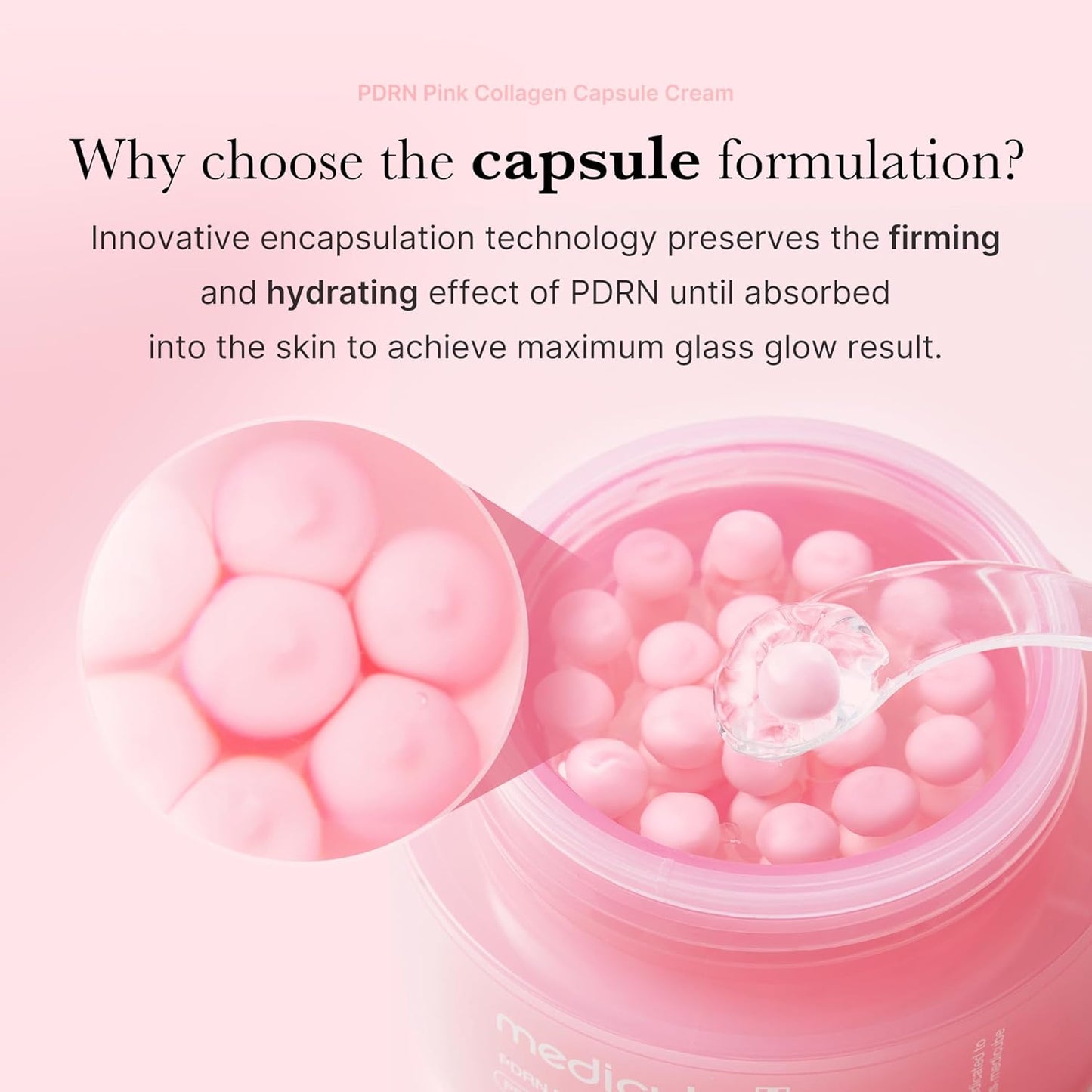 Medicube Capsule Cream with Salmon DNA PDRN Pink Collagen