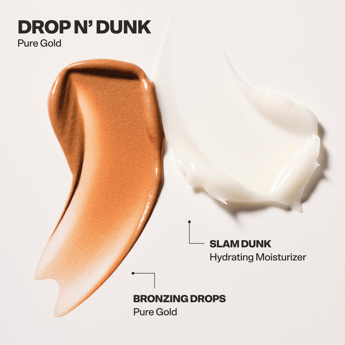 e.l.f. x Bubble Drop N’ Dunk Bronzing Drops + Slam Dunk Hydrating Moisturizer