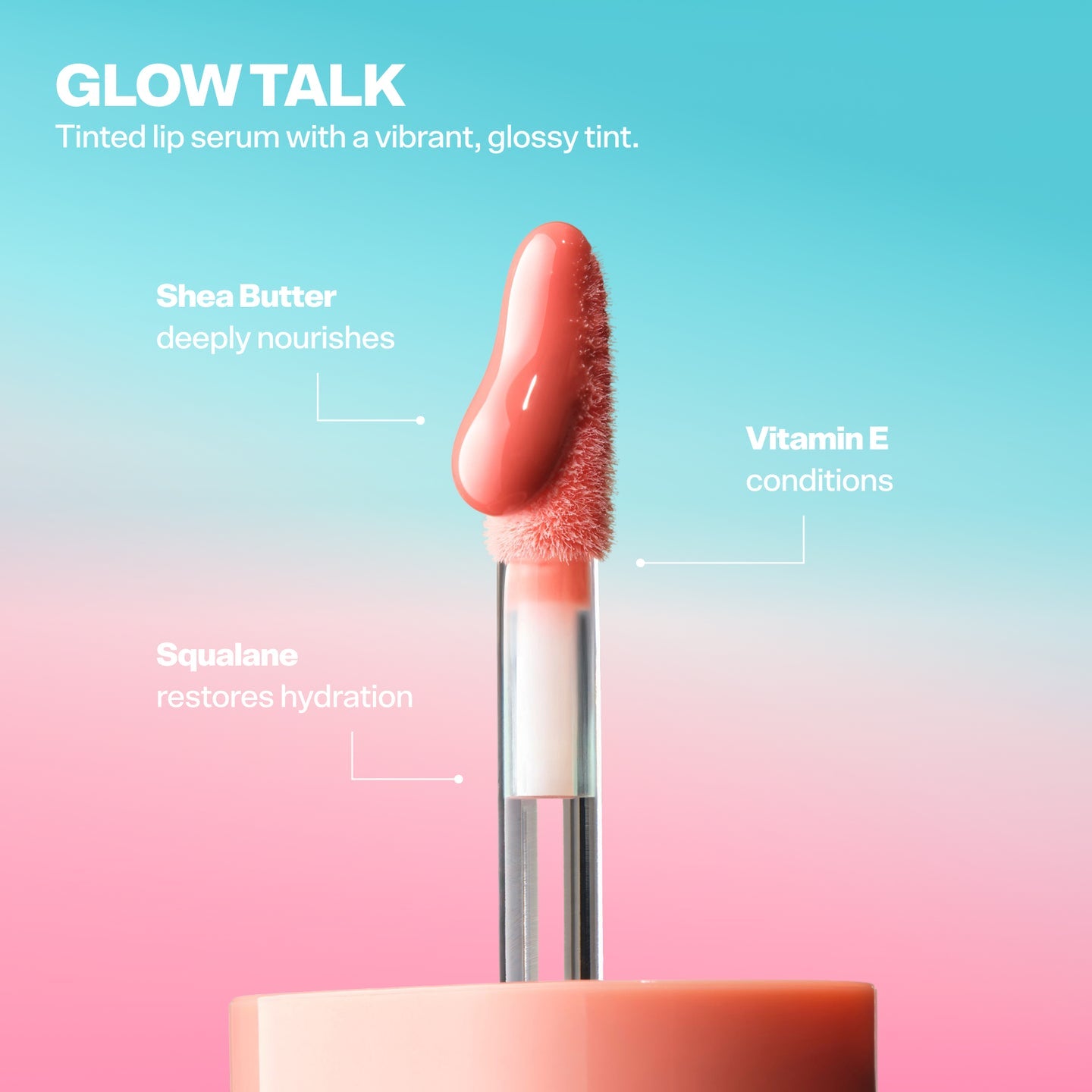 e.l.f. x Bubble Glow Talk Tinted Lip Serum