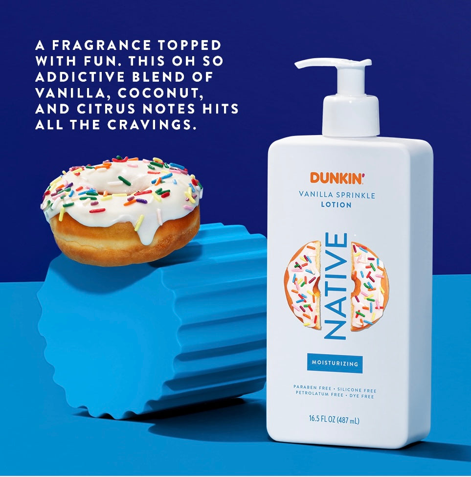 Native X Dunkin Lotion