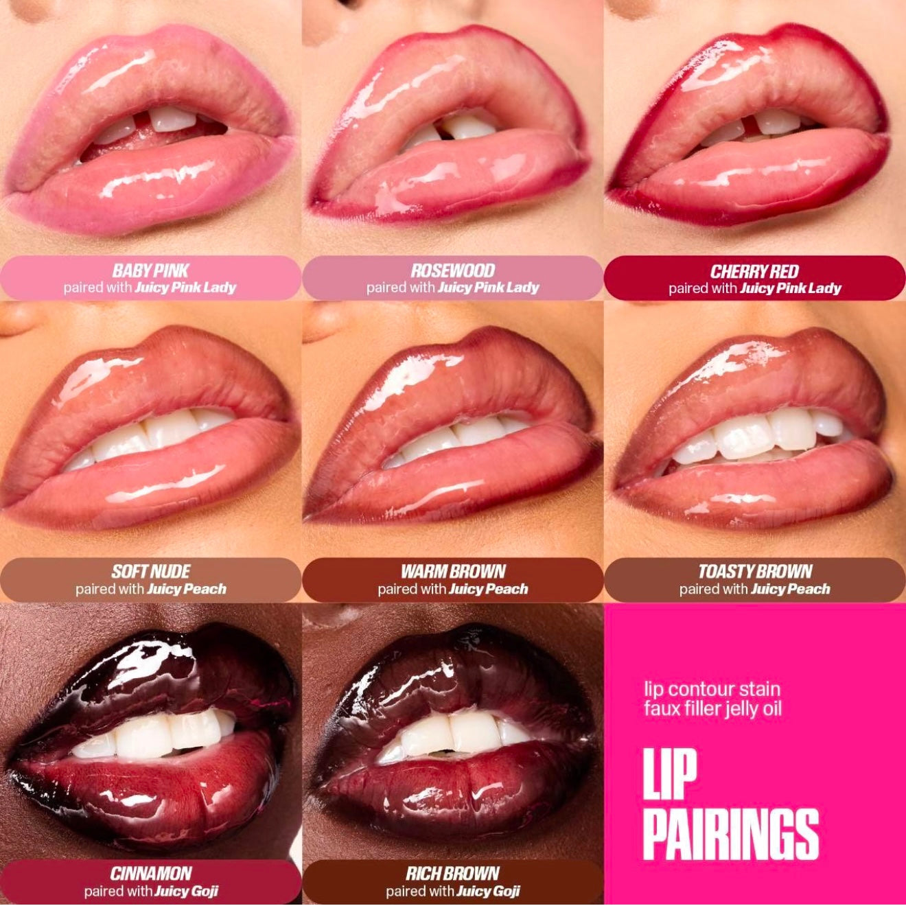 Huda beauty Lip contour Stain 12 Hour wear