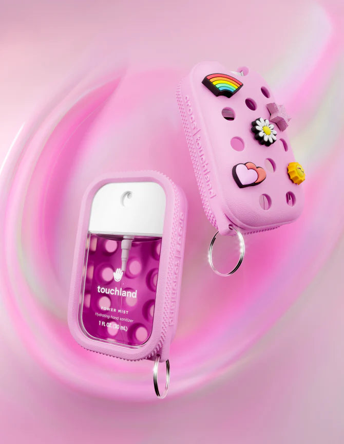 Touchland x Crocs Hand Mist case