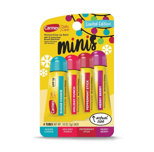 Carmex Mini Lip balm x4 edición limitada