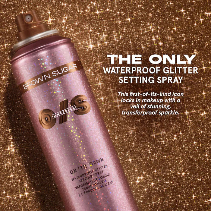 One size On 'Til Dawn Waterproof Glitter Setting Spray - Brown Sugar