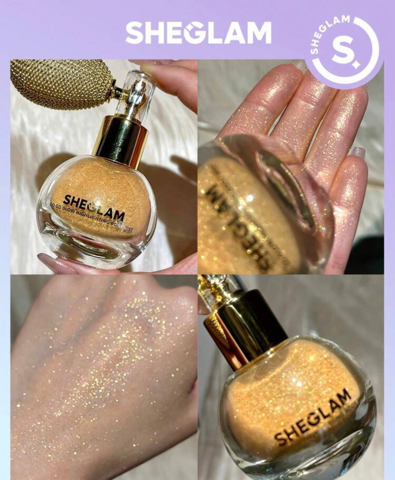 Sheglam Go Go Glow Highlighting body mist