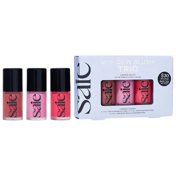 Saie Mini Dew Blush Trío