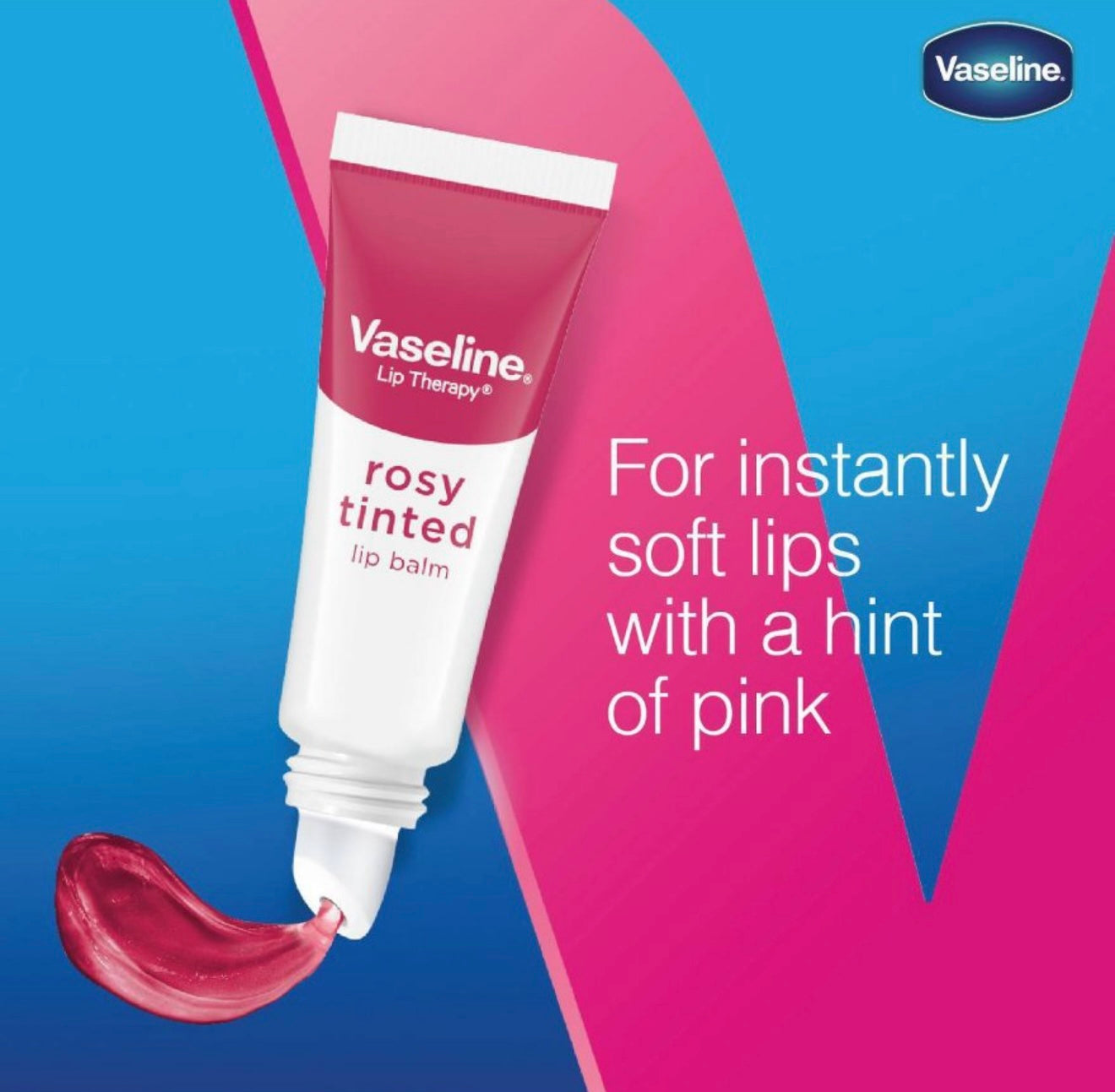 Vaseline Rosy Tinted Líp Balm x2