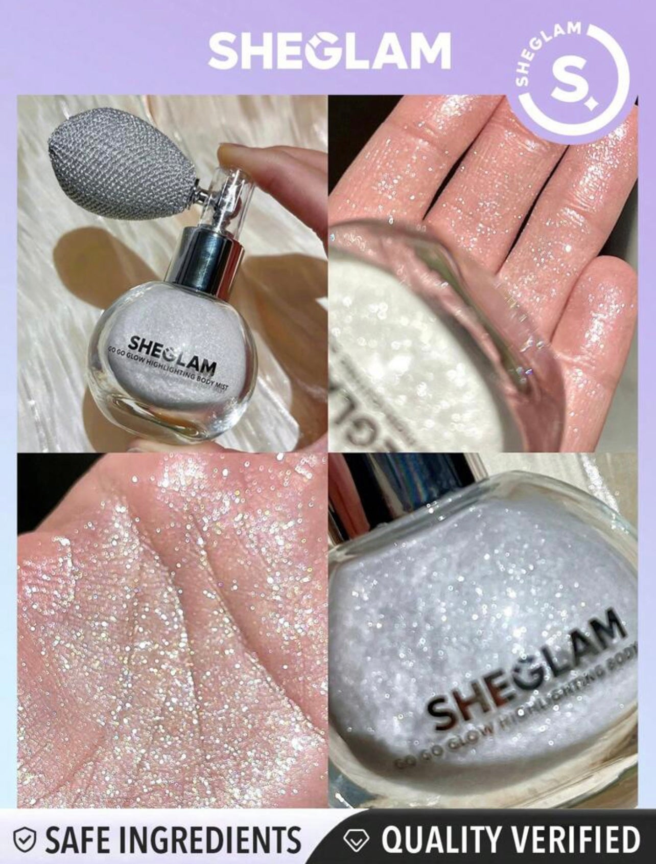 Sheglam Go Go Glow Highlighting body mist