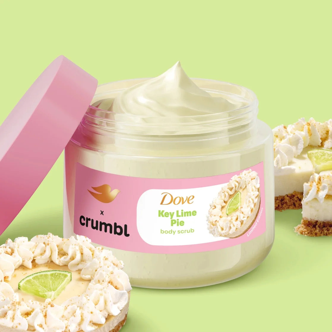 Dove Crumbl Exfoliante Corporal de Edición Limitada , 15 oz