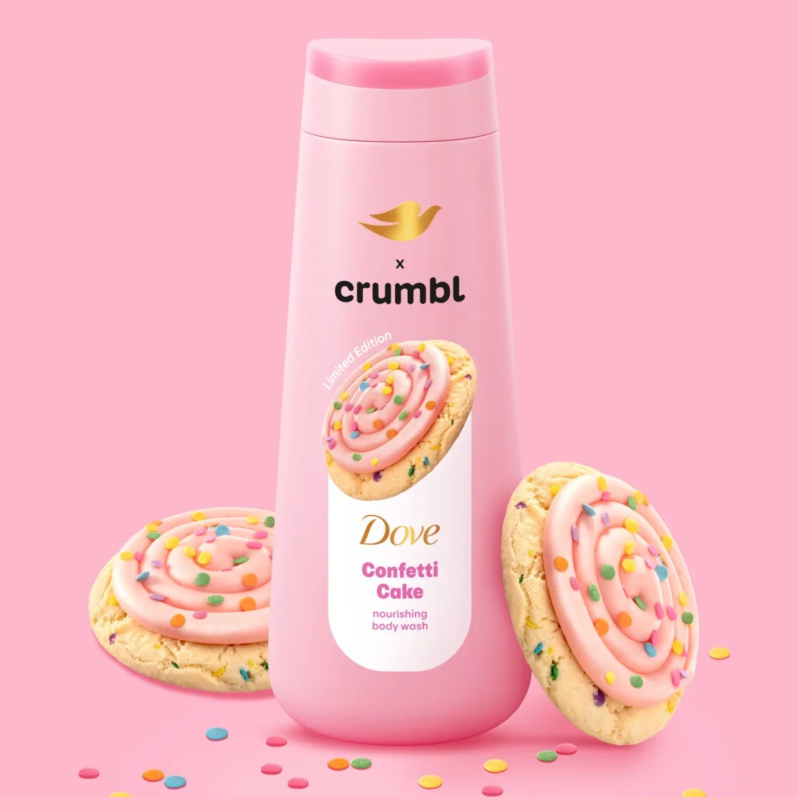 Dove Crumbl Limited Edition Body Care Gift Set, 4 Count