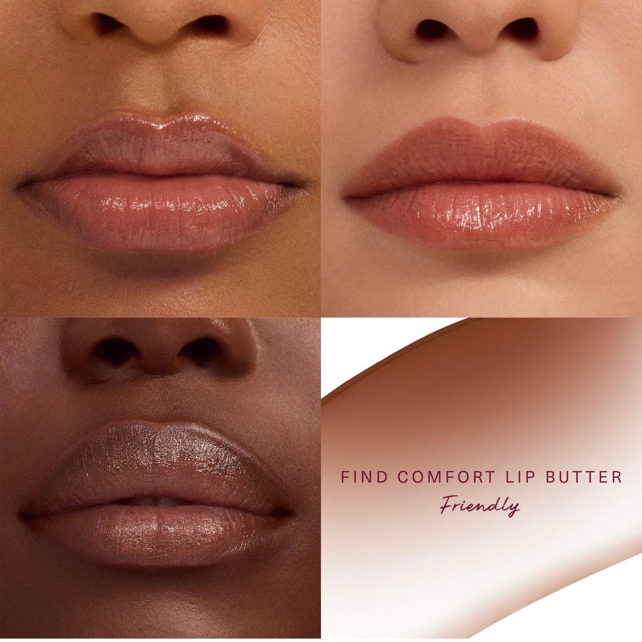 Rare beauty Find Comfort Lip Butter Balm + Overnight Mask with Hyaluronic Acid Butter