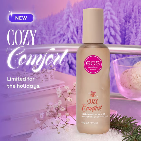eos Cashmere Body Mist, Cozy Comfort, Vanilla Body Spray
