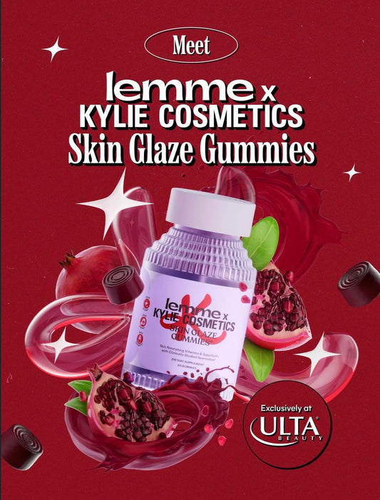 Lemme x Kylie Cosmetics: Skin
Glaze Gummies x60 gomitas