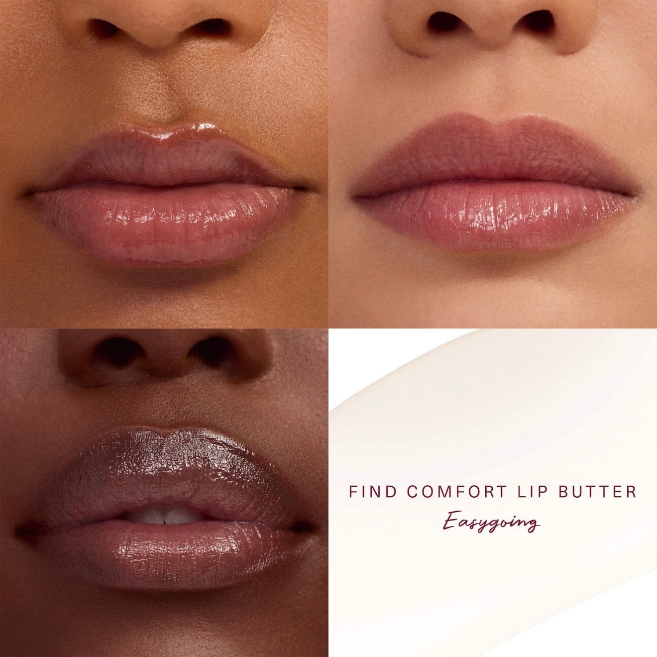 Rare beauty Find Comfort Lip Butter Balm + Overnight Mask with Hyaluronic Acid Butter
