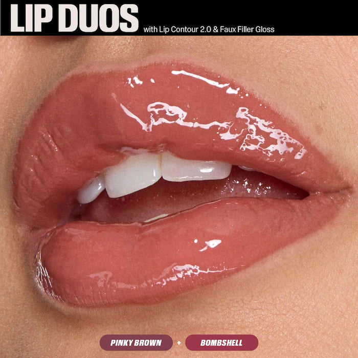 Huda Beauty Juicy Bombshell Líp Gloss + Lip liner dúo