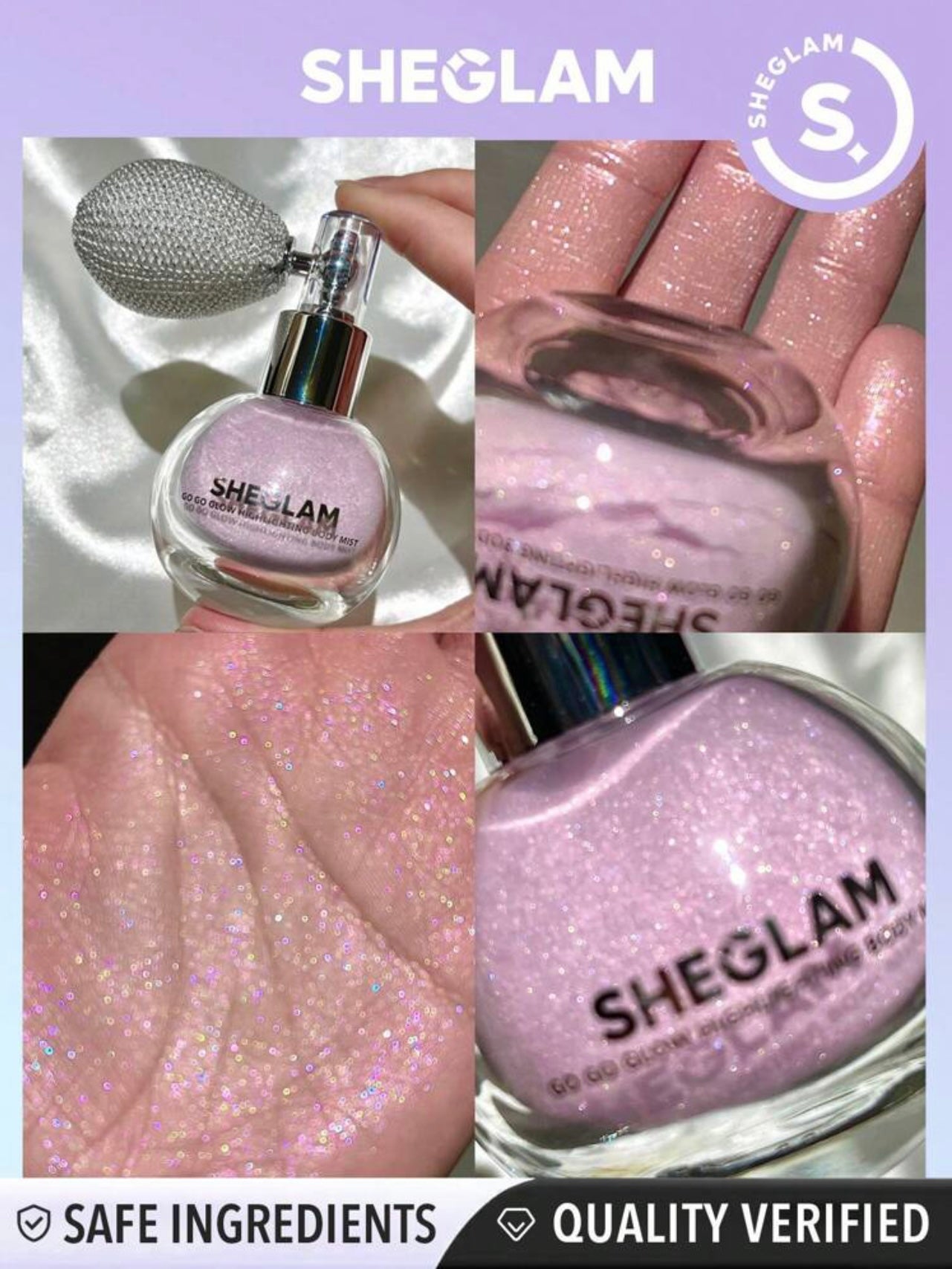 Sheglam Go Go Glow Highlighting body mist