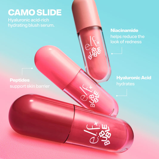 e.l.f. x Bubble Camo Slide Hydrating Blush Serum