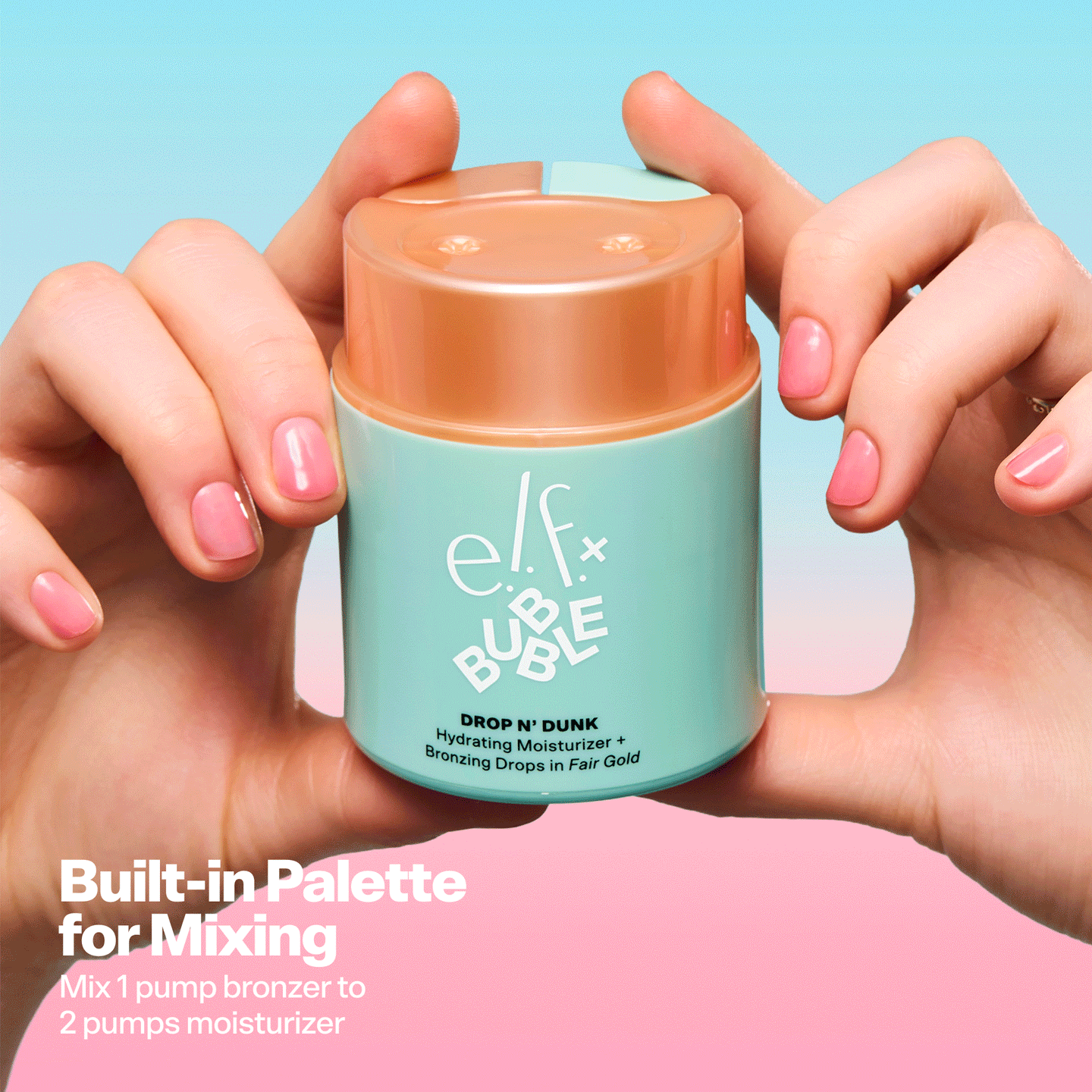 e.l.f. x Bubble Drop N’ Dunk Bronzing Drops + Slam Dunk Hydrating Moisturizer