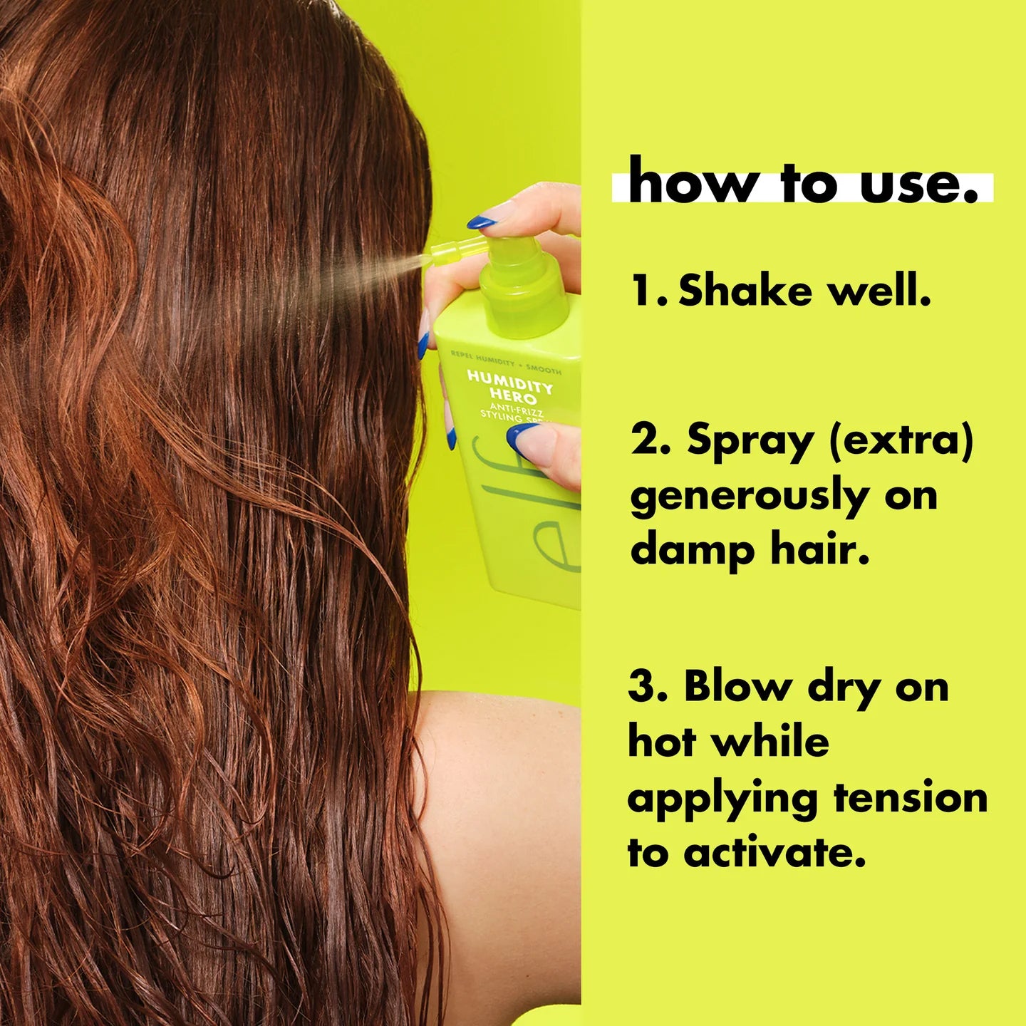 e.l.f .Humidity Hero Anti-Frizz Styling Spray