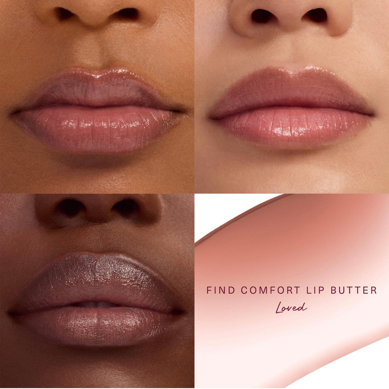 Rare beauty Find Comfort Lip Butter Balm + Overnight Mask with Hyaluronic Acid Butter