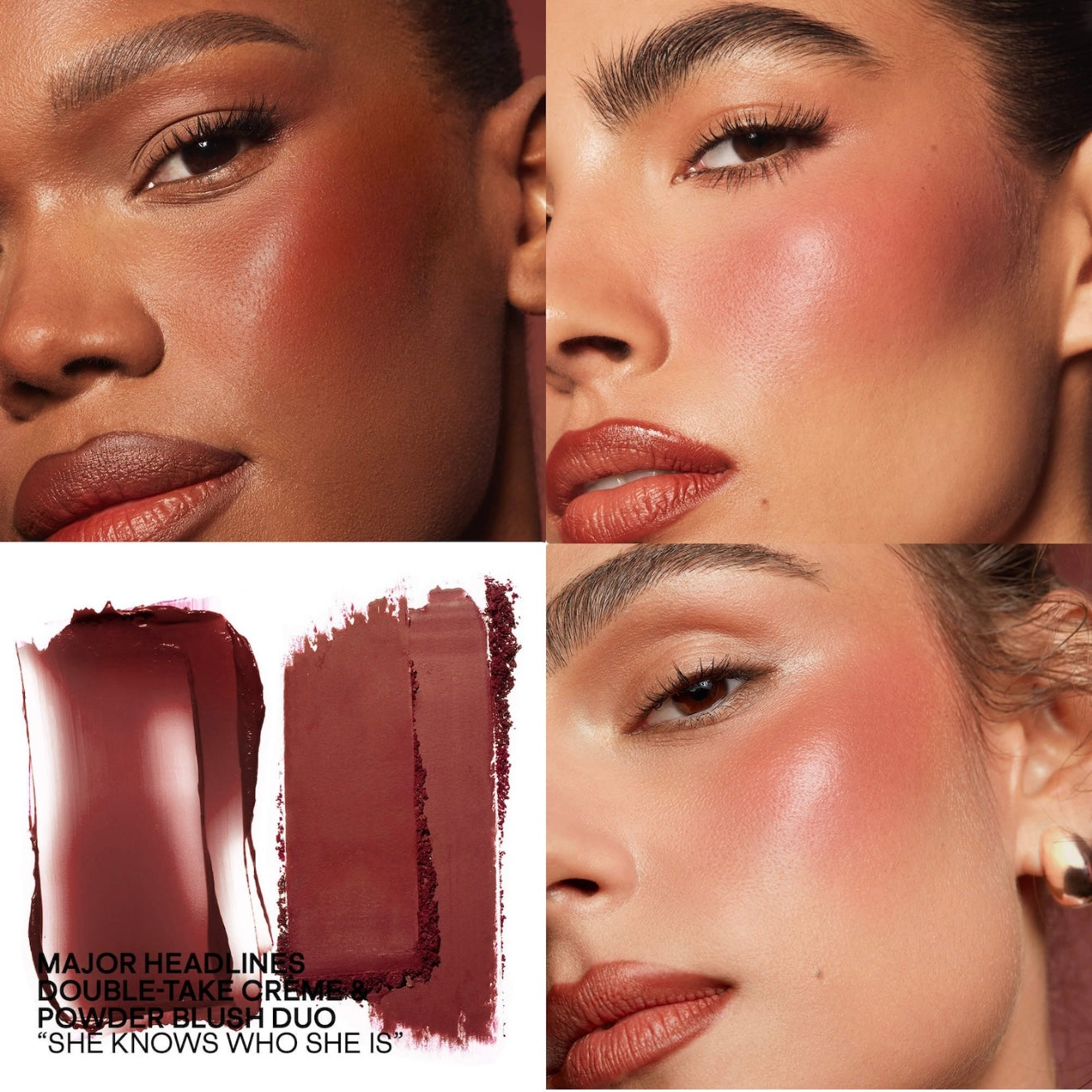 Patrick ta Mini Major Headlines Double-Take Crème & Powder Blush Duo