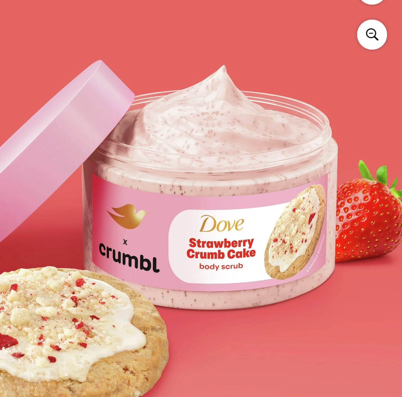 Dove x crumbl Body Scrub