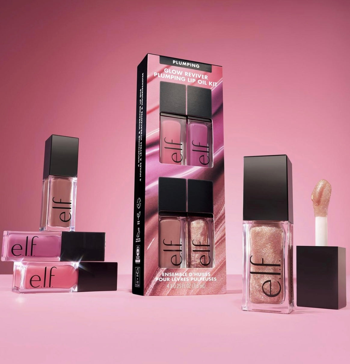 Elf Glow Reviver Plumping Lip Oil Kit