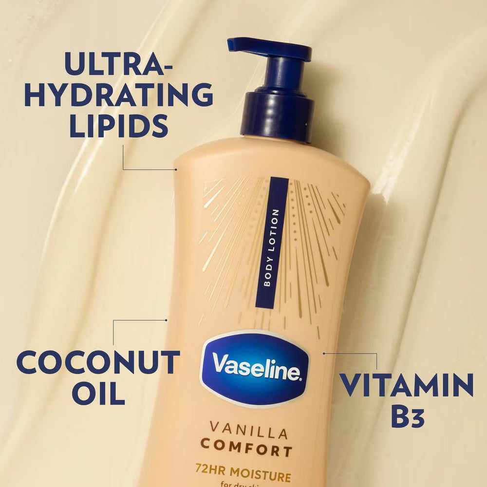 Vaseline Comfort Body Lotion - Vanilla - 20.3oz
