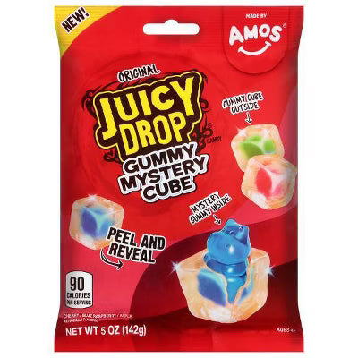 Juicy Drop Mystery Cube Original Gummy Candy Bag - 5oz