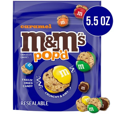 M&M Caramel Pop'd Freeze Dried 5.5 oz