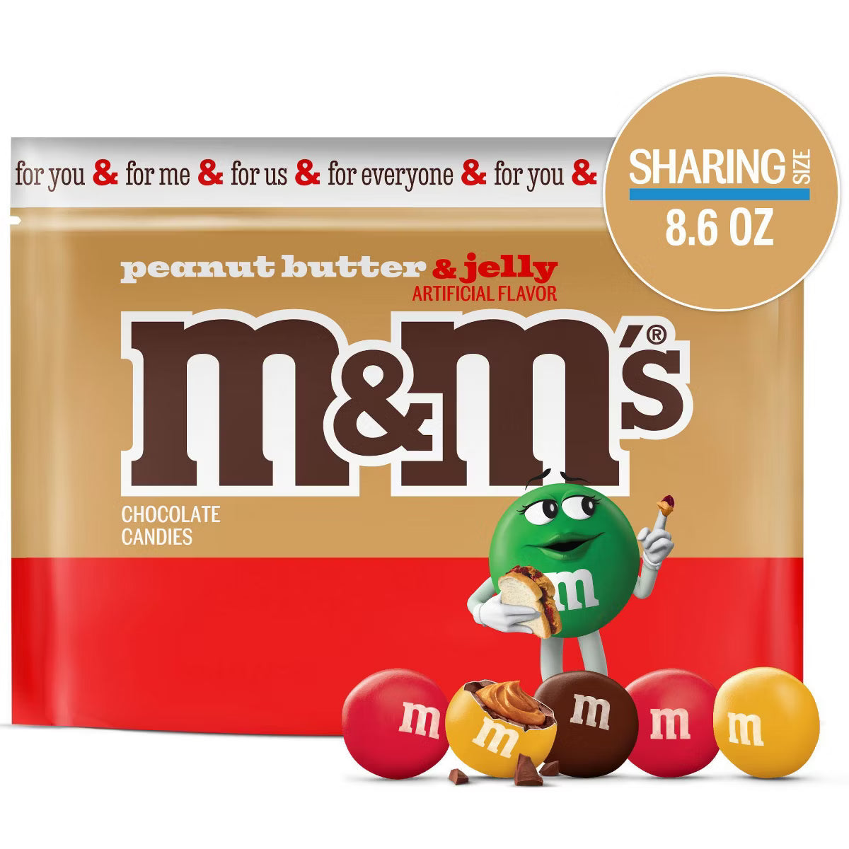 M&M's PB&J Sharing Size 8.6oz