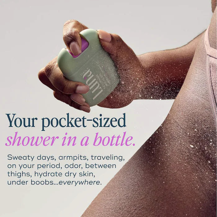 Luna Daily The Mini Everywhere Spray-to-Wipe - With Prebiotics + Vitamins C&E, Omegas 3 & 6 for Dry Skin