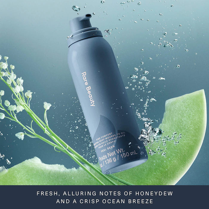 Rare beauty Find Comfort: Feel Seen Hydrating Body Mousse to Oil
