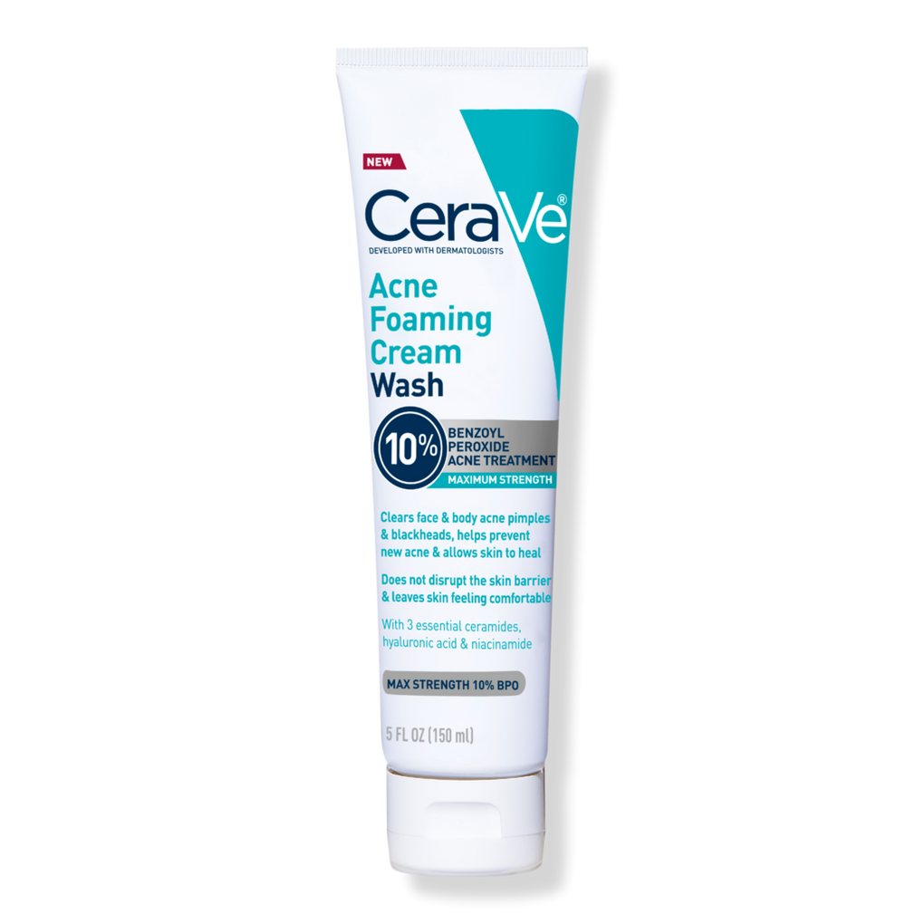 Cerave Acne Foaming Cream Wash 10% MAXIMUM STRENGTH