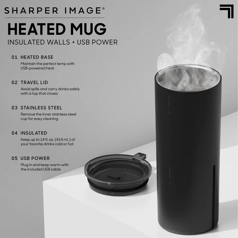 Sharper image Heated Mug