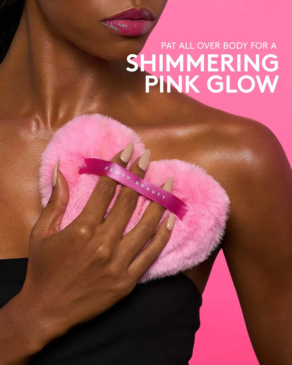 Fenty beauty FAIRY BOMB WATTACRUSH HEART-SHAPED SHIMMER PUFF