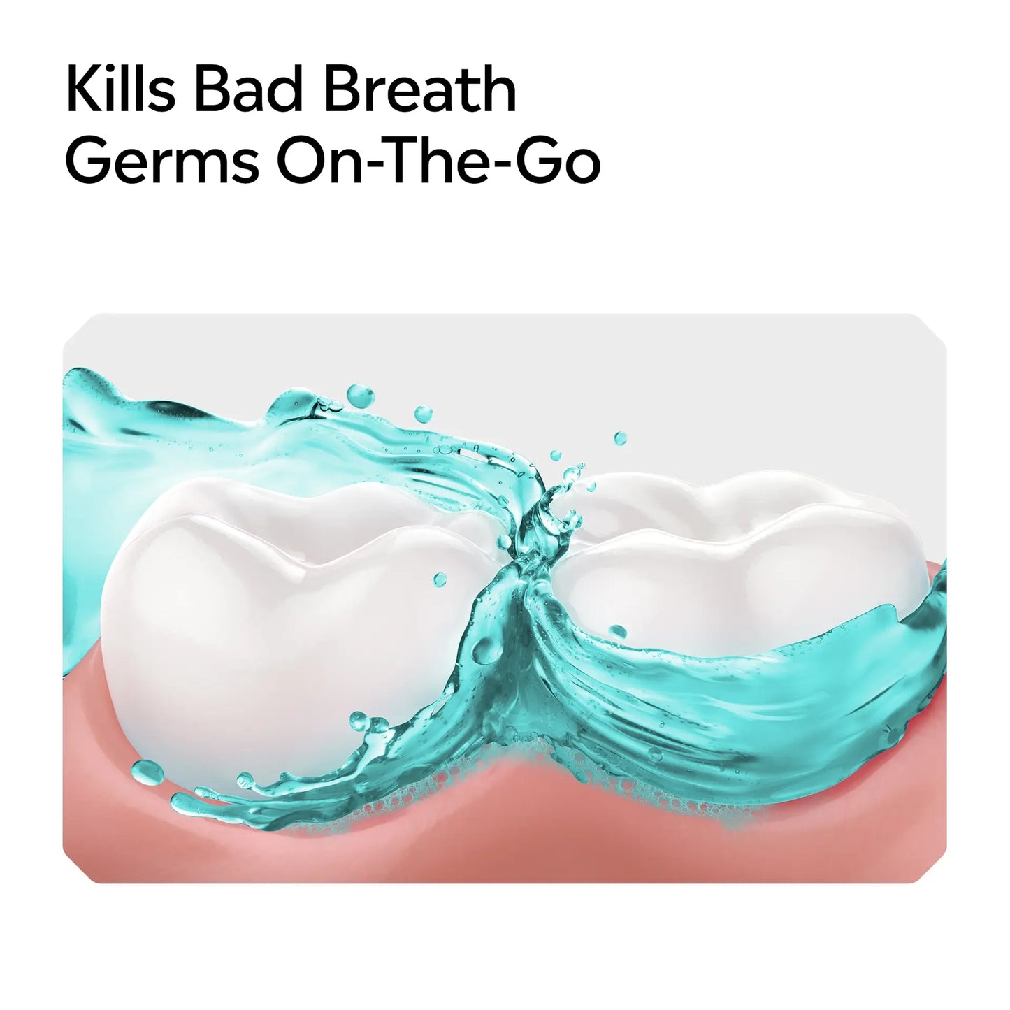 LISTERINE® On-The-Go COOL MINT® Alcohol Free Mouthwash Packets x15