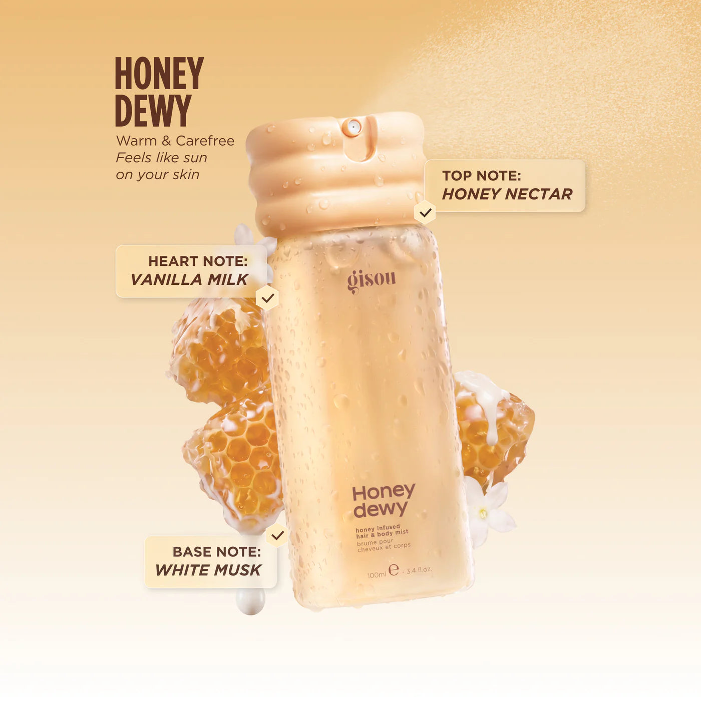 Gisou HONEY INFUSED HAIR & BODY MIST