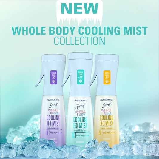 Secret Whole Body Cooling Deodorant Mist