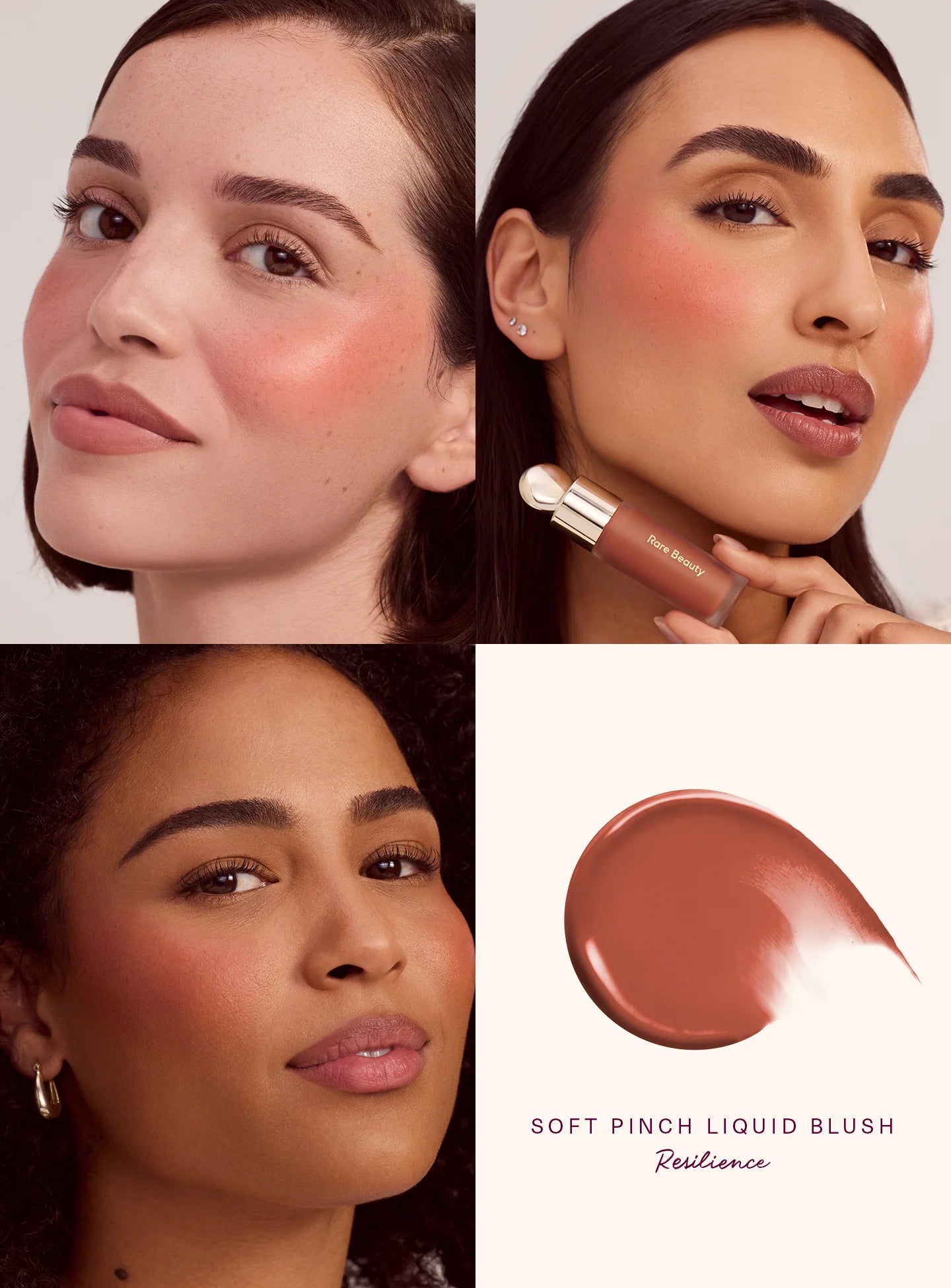 Rare Beauty Mini Warm Radiance Blush & Luminizer Duo Makeup Gift Set