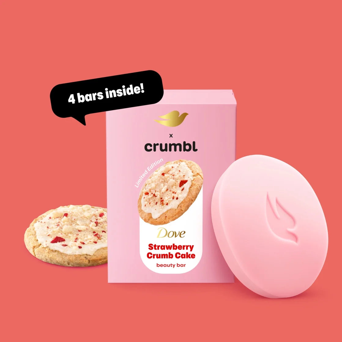 Dove Crumbl Beauty Bar Confeti cake  de Edición Limitada