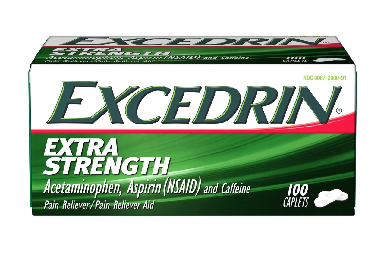 Excedrin Extra Strength 100 Tablets