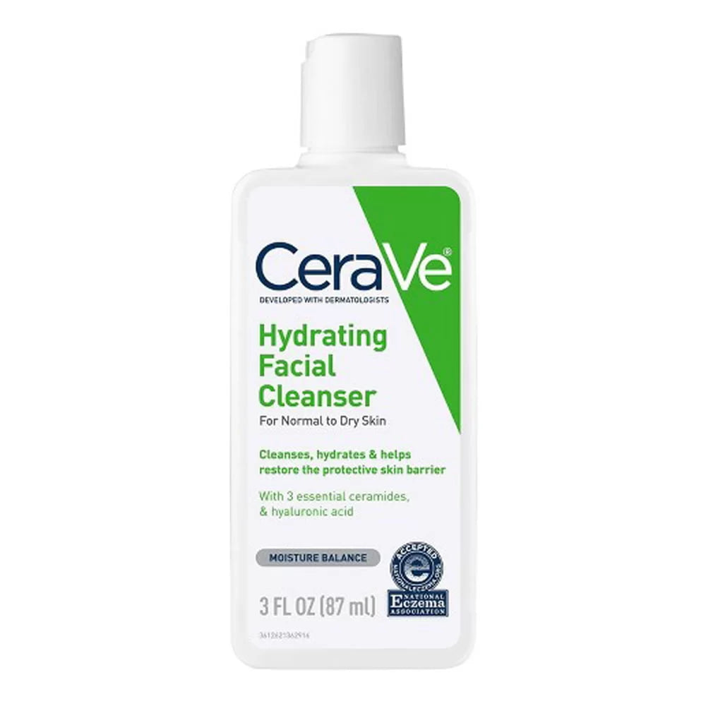 Cerave Hydrating Facial Cleanser 3 fl oz (87 ml)