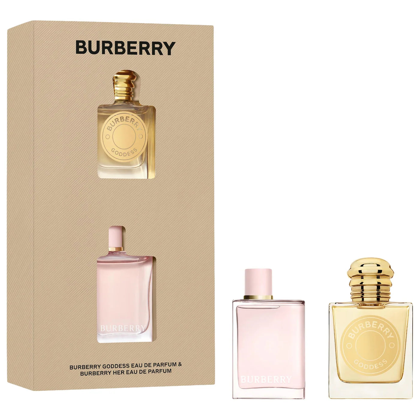 BURBERRY  Mini Her & Goddess Perfume Duo Set