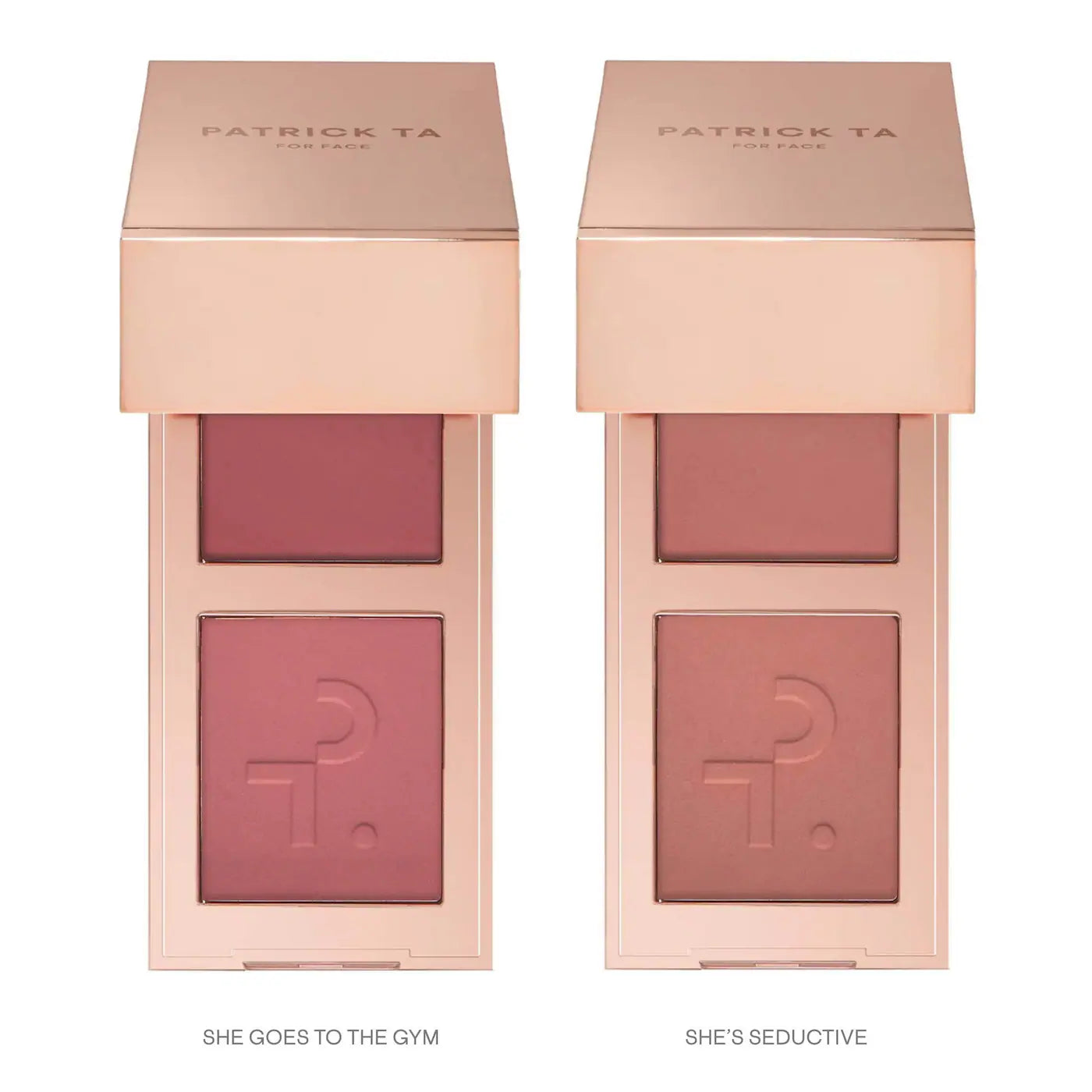 PATRICK TA  Mini Must-Have Major Headlines Double-Take Crème & Powder Blush Duo Set