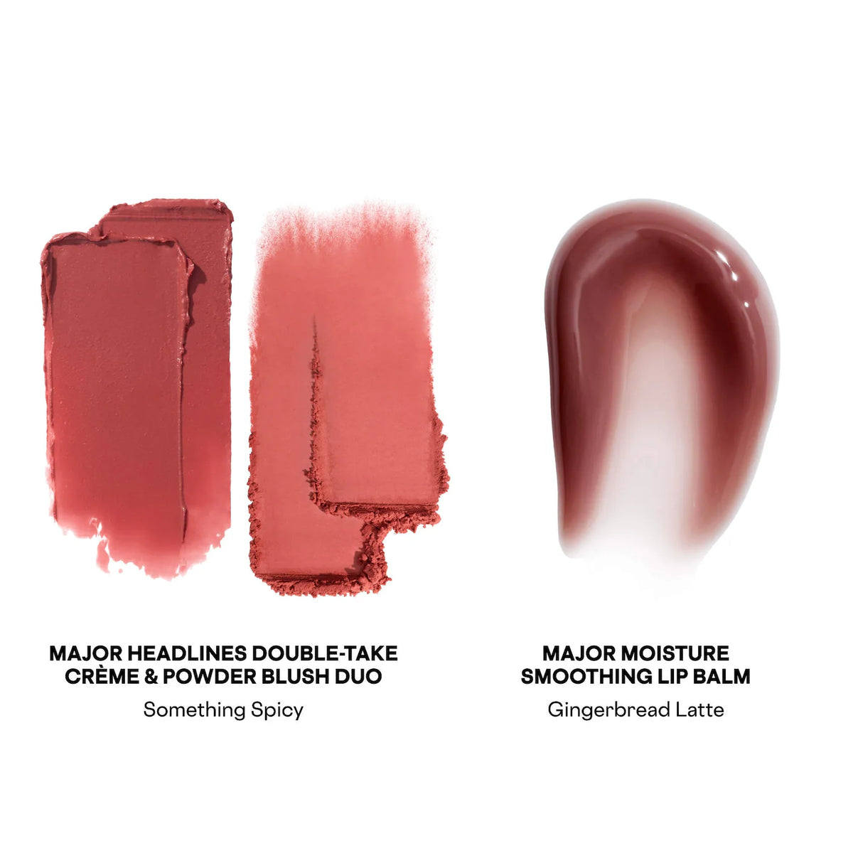 PATRICK TA  Major Headlines Double-Take Crème & Powder Blush Duo & Lip Balm Makeup Gift Set
