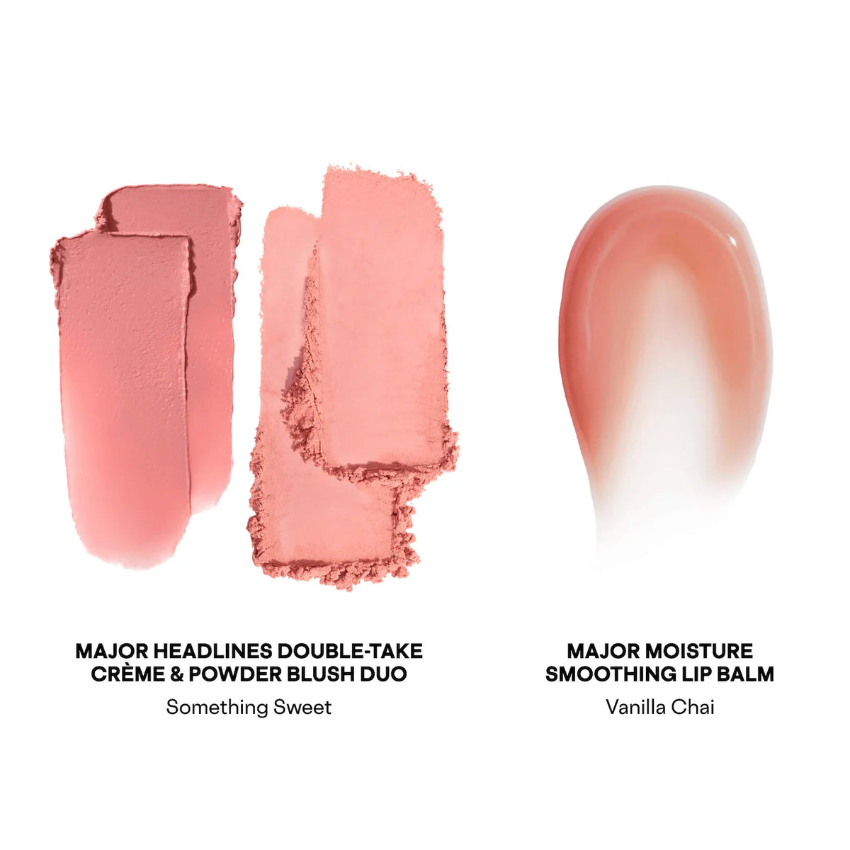 PATRICK TA  Major Headlines Double-Take Crème & Powder Blush Duo & Lip Balm Makeup Gift Set