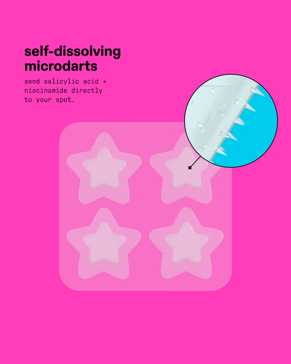 Starface hydro-star® microdarts + salicylic acid x12