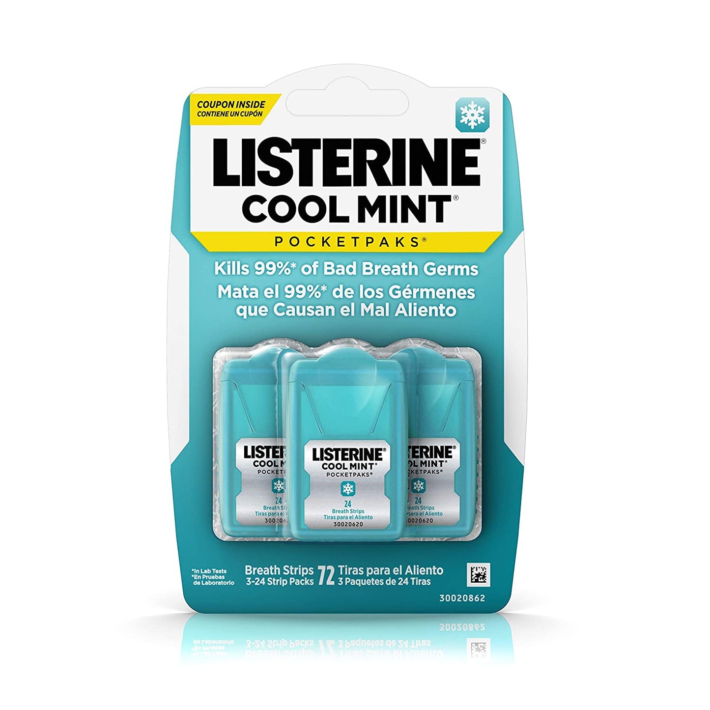 Listerine Papelitos (Paquete x3)